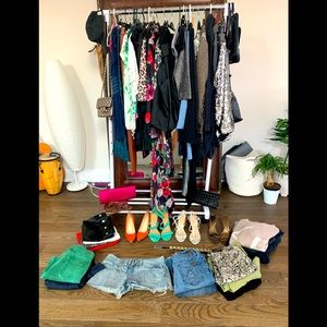 Stylist wardrobe for sale 56 pcs great to resale.